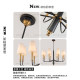 American-Style Vc Living Room Pure Copper Chandelier, Villa Retro Bedroom Dining Room Lamp, Entryway Hallway Staircase Suspended Chandelier