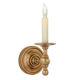 Vc1:1-Classic All-Copper American Retro Villa Guest Bedroom Bathroom Corridor Designer Candlestick Wall Lamp
