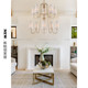 Vc1:1 American-Style Retro Villa Dining Room Bedroom Staircase Double-Layer All-Copper Chandelier Designer-Recommended Chandelier