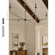 Nottaway All-Copper American-Style Vintage Country Chandelier for Dining Room, Living Room, Bedroom, Loft Villa Designer Chandelier