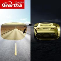 Day and night dual-use polarized adult night vision glasses to enhance drivers driving and fishing sunglasses for men to drive