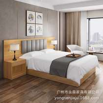 Express hotel hotel furniture standard room complete set 1 2 simple modern apartment style single king bed 1 5 meter rental room