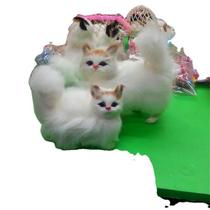 Stylish cat that doesn’t eat food large and small fur simulated animal cat home ornament cute cat