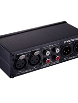 Lossless fully balanced passive preamp active speaker volume adjustment controller 2 in 2 out switcher wired controller