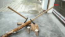Hand-forged ax for splitting firewood extra-large all-steel ax mountain ax splitting firewood artifact home outdoor tree cutting