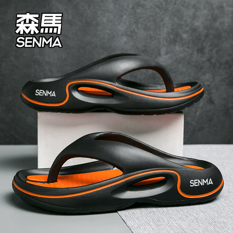 SENMA/ летние шлепанцы, мужские туристические нескользящие пляжные спортивные тапочки
