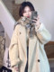 Brown Cashmere Coat, Mid-Length, High-End Feel, 2025 Autumn and Winter New Style, Korean Version, Loose Fit, Elegant Double-Sided Woolen Coat