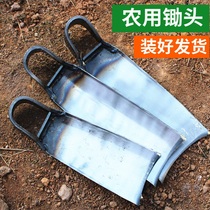 Thickened all-manganese steel large hoe farm tools for digging soil household vegetable growing weeding and land reclamation artifact two-purpose outdoor tool for digging bamboo shoots
