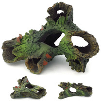 Popular resin sunken wood fish tank landscaping decoration ornaments avoid hole aquarium simulated dead wood decoration