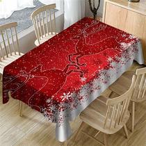 Tablecloth Christmas polyester household tablecloth 3D digital printing waterproof tablecloth Christmas tablecloth tablecloth