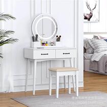 Direct selling dresser white bedroom furniture dresser with LED light small ins makeup counter