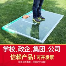 Outdoor standard tempered glass basketball board Outdoor adult basketball backboard Aluminum alloy edge does not rust