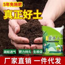 Nutritional soil universal type of vegetable raising flower special flower soil organic flower fertilizer multi-meat domestic potted plant planting flower soil