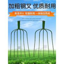 Agricultural fork special grass stock iron fork three-prong outdoor agricultural tool tool pitchfork large fork large steel fork iron fork