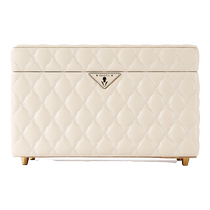 Qixi Festival gift Wei Yichen high-end exquisite jewelry storage box multi-layer lockable large capacity three gold necklace jewelry