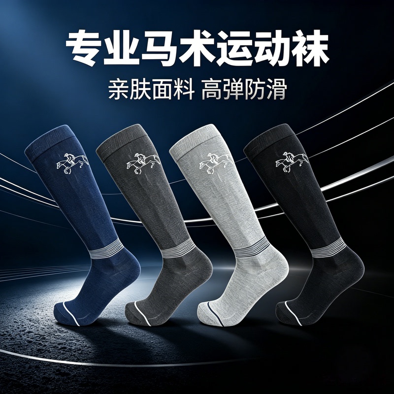 Professional Riding Socks for Men, Equestrian Equipment, Special Training Socks for Actual Competitions, Adult Sports Socks, Leg Protection Long Socks Professional Riding Socks for Men, Equestrian Equipment, Special Training Socks for Actual Competitions, Adult Sports Socks, Leg Protection Long Socks
