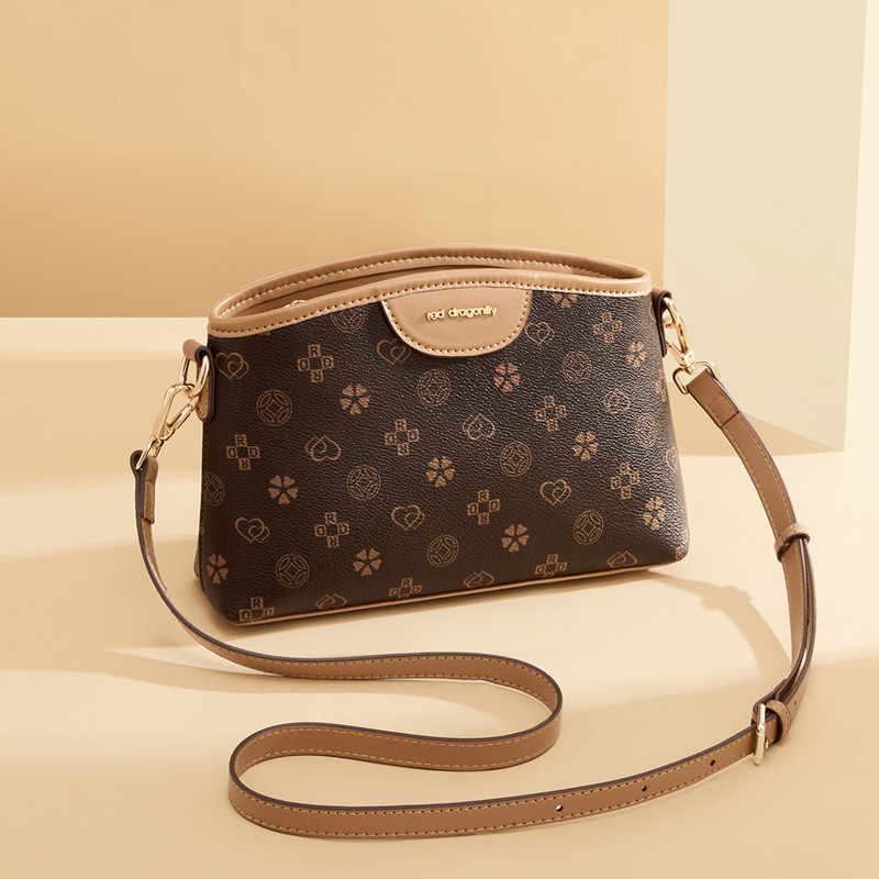 Красная сумка в виде стрекозы, женская сумка 2025 года, новая маленькая квадратная сумка на плечо для пригородных поездок, женская портативная сумка для матери при пресбиопии