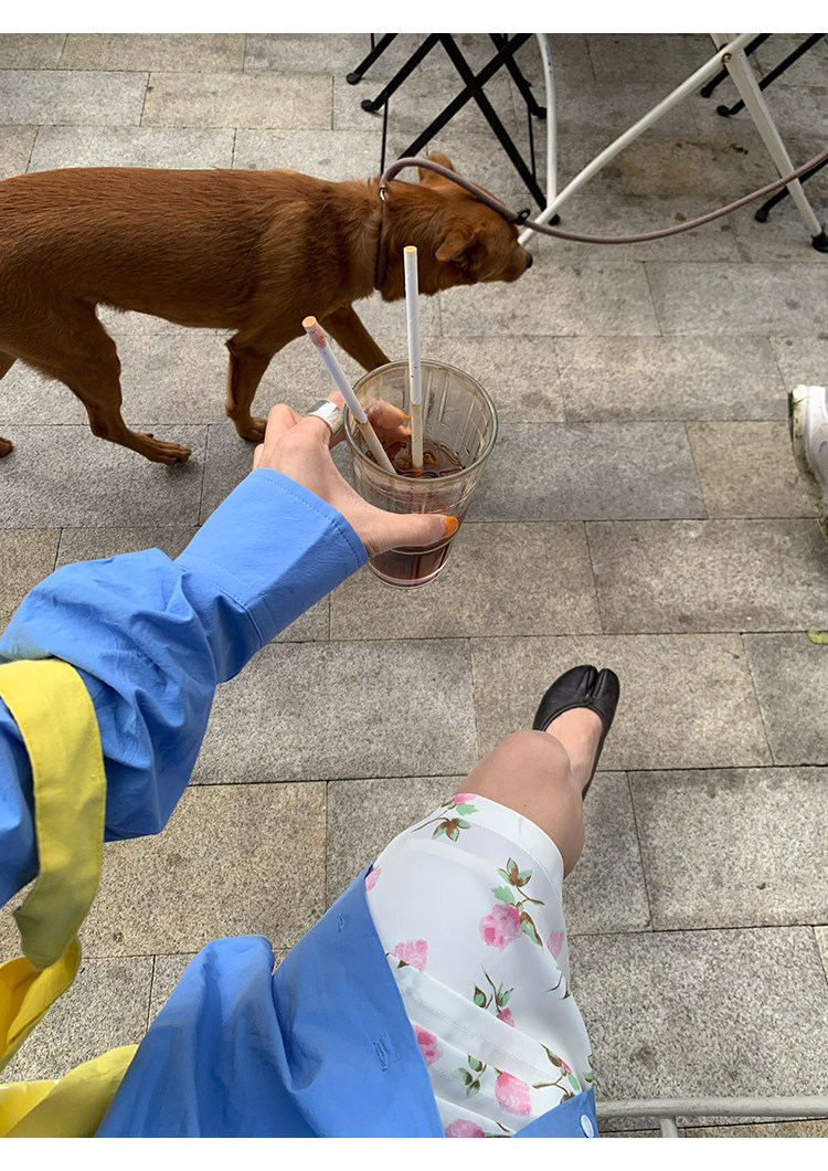 牙套大汪【Тайный сад】Нежная юбка из шифона с цветочным принтом, завязками по бокам и эластичным поясом со складками