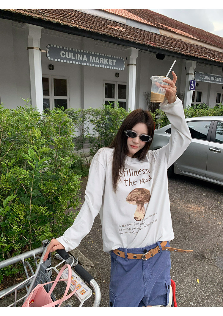 【小蓝莓】Плотные винтажные сине-фиолетовые свободные капри с большими карманами