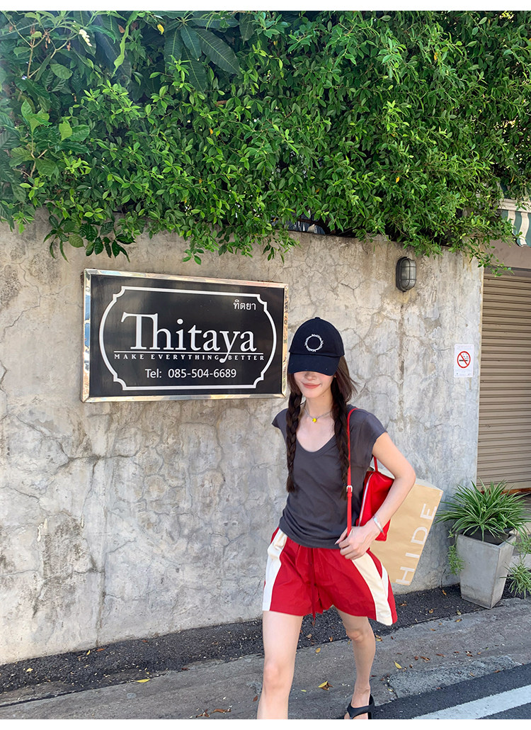 牙套大汪 【呼吸T】женская футболка с короткими рукавами 2025 новая модель с шерстью летняя свободная универсальная многоцветная