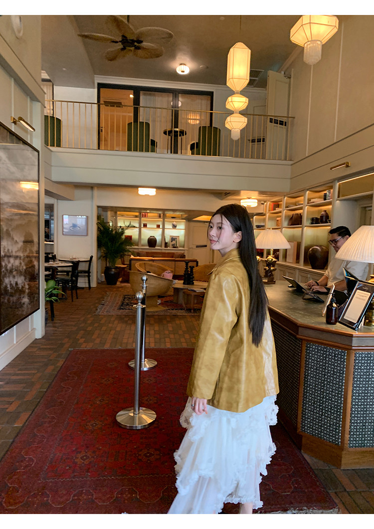 牙套大汪【仙德瑞拉】длинная юбка из сетки с неправильными кружевными краями и дизайнерской отделкой