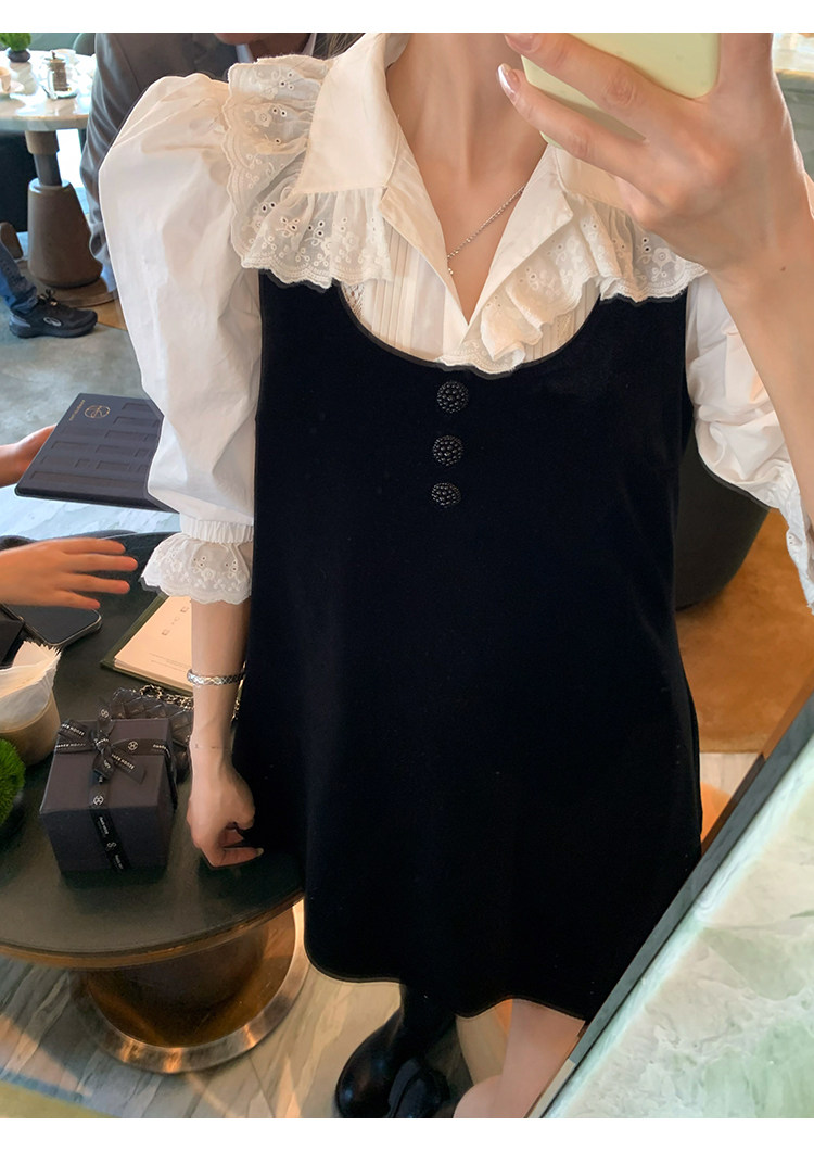 牙套大汪【奥斯汀小姐】Бархатное платье-сарафан А-силуэта с U-образным вырезом