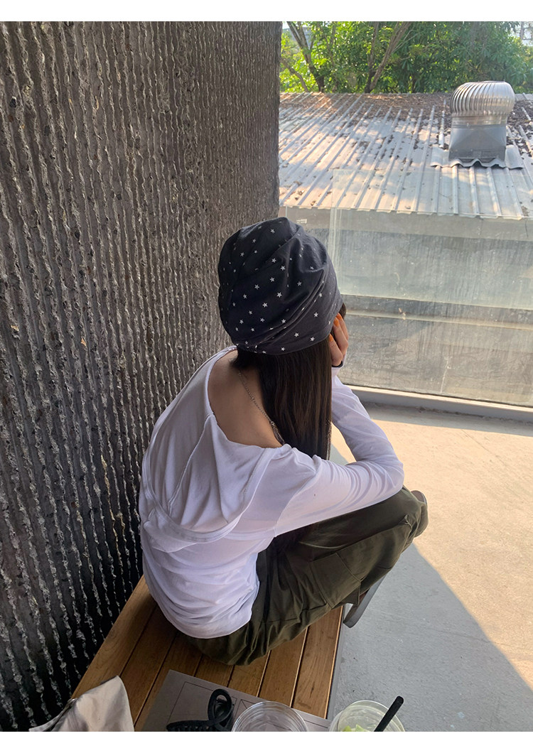 牙套大汪 【Облачная карамель】 Солнцезащитная футболка с капюшоном и длинными рукавами