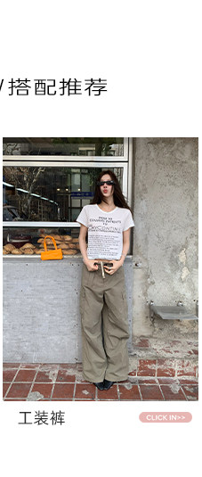 牙套大汪 [Буквенная формула] Повседневная футболка с коротким рукавом с принтом букв универсальная блуза