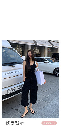 牙套大汪 【City Walk 神裤】укороченные карго брюки с кулиской и множеством карманов для городских прогулок