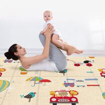 Environmentally friendly summer sponge childrens crawling mat folding thickened ground playground naughty castle foam toddler