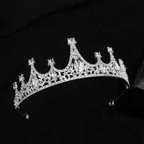 Cross-border bridal accessories Korean wedding accessories crystal childrens crown princess tiara alloy rhinestone headband now available