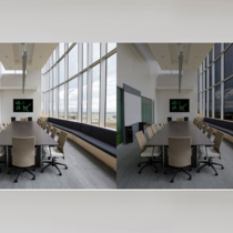 Heat-insulating sun-shading dimming glass