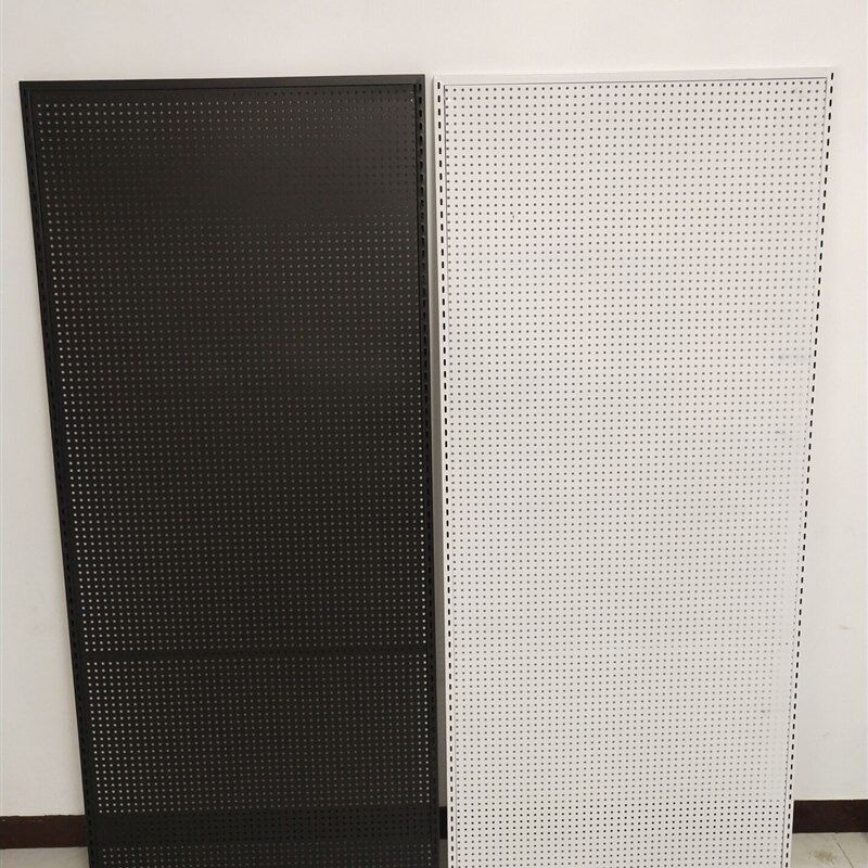 A柱带边框带层板l洞洞s板货架超市货架五金工具挂钩手机配件展示