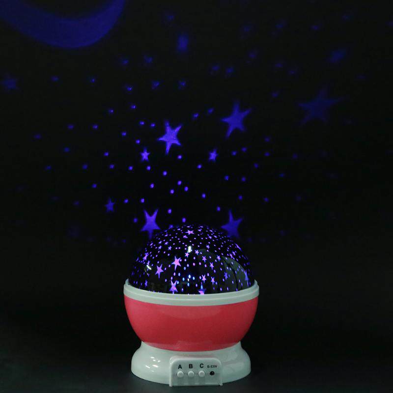 лампа led rotating night light projector starry sky star maste House music beauty home