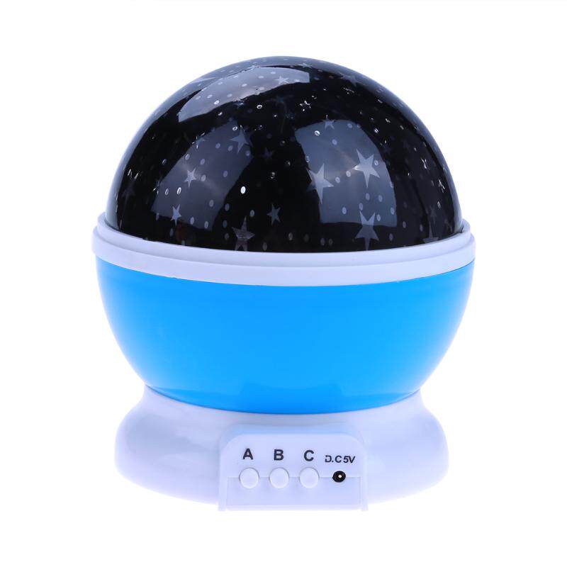 лампа led rotating night light projector starry sky star maste House music beauty home
