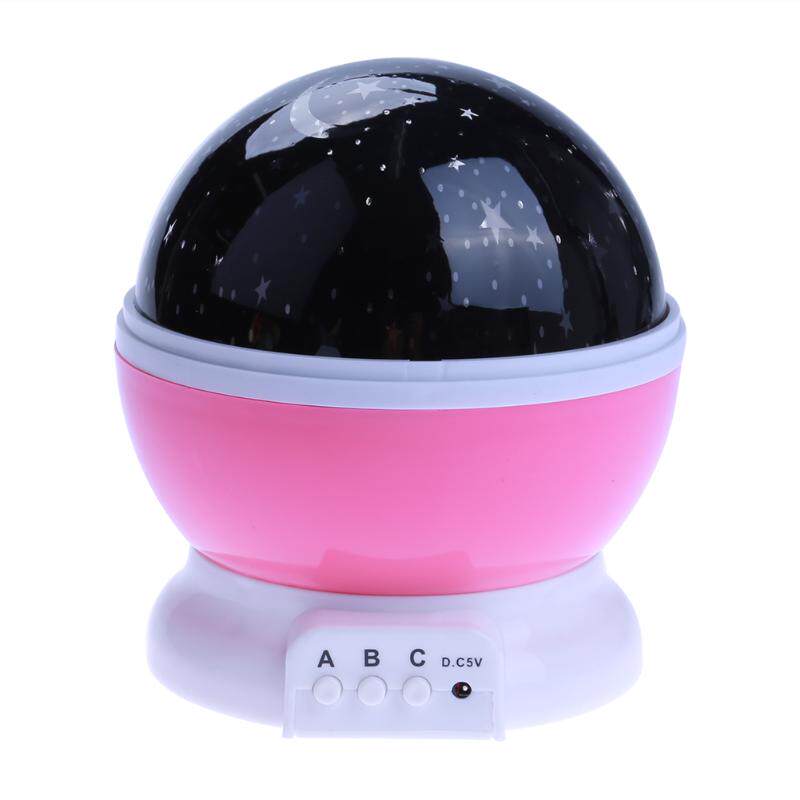 лампа led rotating night light projector starry sky star maste House music beauty home