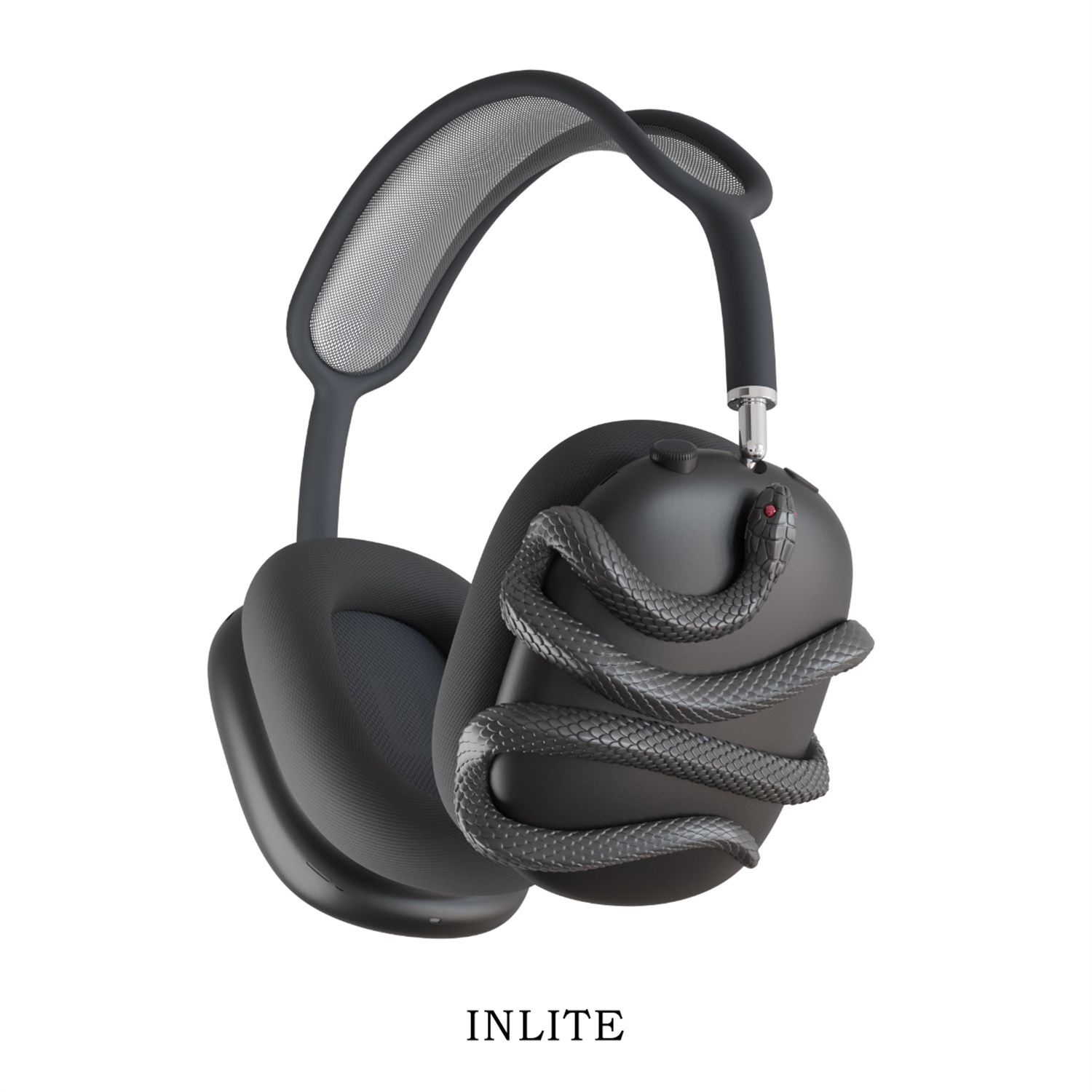 The smart snake shell protects airpods max, so your headphones are