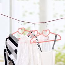 Woven clothesline outdoor clothesline windproof rope nylon drying quilt travel wear-resistant bold bag color