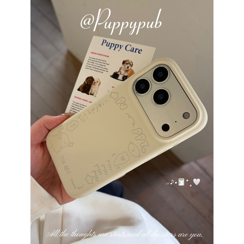 Puppypub Happy Puppy Advanced Soft Liquid Silicone Phone Case Suitable for Apple 17Promax16Promax15Pro Anti-Drop Iphone14Pro Puppypub Happy Puppy Advanced Soft Liquid Silicone Phone Case Suitable for Apple 17Promax16Promax15Pro Anti-Drop Iphone14Pro