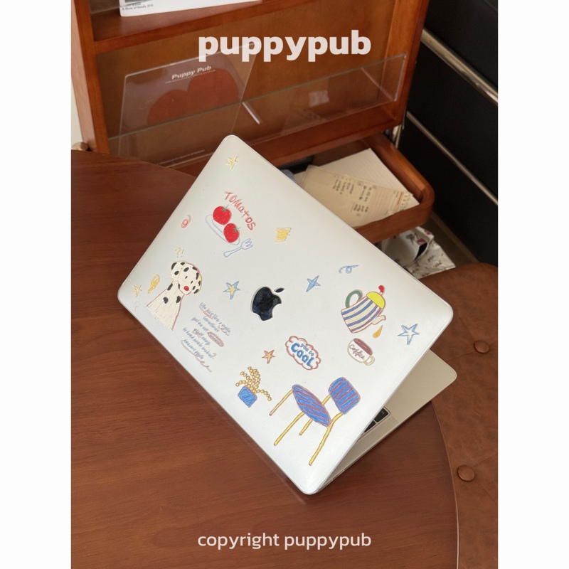 Puppypub【Retro Sweetheart】Acrylic MacBook Pro/Air Protective Case, Thin and Anti-Collision Pc Puppypub【Retro Sweetheart】Acrylic MacBook Pro/Air Protective Case, Thin and Anti-Collision Pc