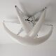 New Vintage Cream-Colored Living Room Crescent Ceiling Light, Modern Minimalist Villa Dining Room Designer Bedroom Study Main Light