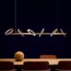 Dutch Moooi Pallana Modern Minimalist Dining Room Chandelier Art Living Room Dining Table Lamp Bar Counter Long Chandelier