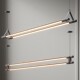 Designer Linear Pendant Light Modern Dining Room Bar Island Hotel Front Desk Minimalist Line Coffee Shop Lighting