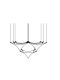 Pyramid Chandelier Modern Minimalist Villa High-Ceiling Living Room Bedroom Designer Dining Room Combination Ambiance Decorative Light