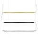 Postmodern Minimalist Restaurant Bar Counter Office Desk Led Long Strip Pendant Light Creative Personality Simple Dining Table Linear Light Fixture
