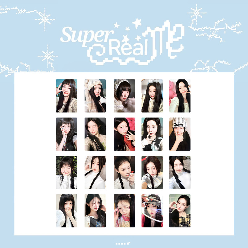 Illit Album Photo Card Super Real Me Photo Card Minju Moka Wonhee Yunah Iroha Peripheral Collection Card