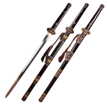 Yueli Qilin Tang Sword Longquan Handmade Sword Pattern Steel Collection Martial Arts Gift All-in-One Cold Weapon Unedged
