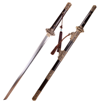 Appointment Peony Tang Sword Hengdao Longquan City Handmade Sword Collection Gift Martial Arts Patterned Steel Cold Weapon Unedged
