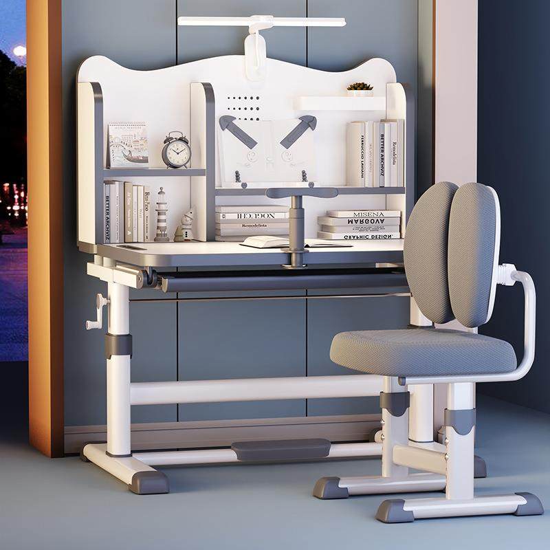 Children's study table, primary school students' home writing desk, children's homework-specific seat, liftable table and chair set
