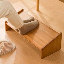 Under-the-desk foot stool anti-warping Erlang leg artifact step stool tilting footboard office tiptoe footrest stool